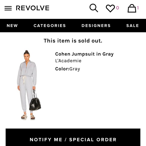 L’academie Cohen Jumpsuit size Small - Picture 4 of 7